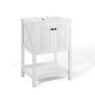 Modway Steam 24" Bathroom Vanity - White-Fixtures Not Included