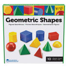 Learning Resources Large Geometric Plastic Shapes - 10 Pieces -Subject: Geometry