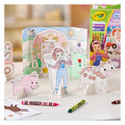 Crayola Ms. Rachel Colouring Farm Playset-Supports fine motor skills, colour recognition, and imaginative storytelling for toddlers and preschoolers