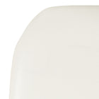 Flash Furniture Hard Vinyl Chiavari Chair Cushion - White-White Vinyl Upholstery