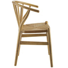 Modway Flourish Spindle Wood Dining Side Chair - Natural - 2 Pack-Chair Weight Capacity: 286 lbs
