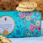 Grandma Wild's Victorian Floral Biscuit Tin - Salted Caramel-Presented in a reusable Victorian floral tin