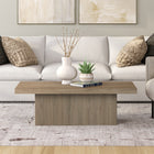 Hudson&Canal Torren 48"W Rectangular Coffee Table - Antiqued Grey Oak-Features easy assembly