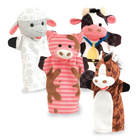 Melissa & Doug Farm Friends Hand Puppets - Set of 4-Four soft hand-puppets in a farm theme to spark imaginative play