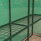 Outsunny Portable Walk-In Greenhouse Hot House with 18 Shelves - 8' x 6' x 7' - 18 ventilated shelves provides ample storage space for plants and flowers
 