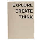 Gry Mattr Explore - Create - Think Notebook - Soft Touch Cover - Putty-240 Pages