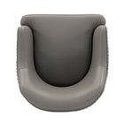 Manhattan Comfort Raya 25.2" Modern Leatherette Upholstered Dining Armchair - Taupe - Set of 2-26.57" L x 20" W x 32.09" H