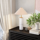 Zuo Ciara Table Lamp - Beige/White-Modern and contemporary