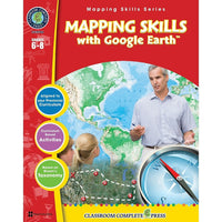 eBook: Mapping Skills with Google Earth (PDF version - 1-User Download) - ISBN 978-1-55319-551-1 - Grade 6 - 8-You will receive two emails: one confirming your entire order, and one with a "Download Software" buttonYou can download immediately or return to your email to download later