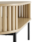 Modway Fortitude Wood Coffee Table - Oak-7