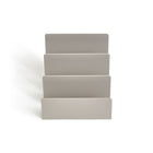 TRU RED 3-Slot Plastic Letter Sorter - Grey-Quickly organize and store letters, mail, and other documents
