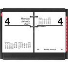 AT-A-GLANCE 2027 Daily Desk Calendar Refill 2-Pages/Day - 3-3/4" H x 3" W - English-One tab per month to allow for easy referencing of dates