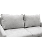 Brassex 3-Seater Jodie Sofa - Light Grey-5
