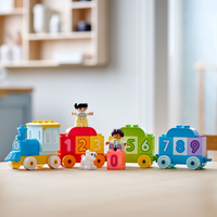 LEGO DUPLO Number Train - Learn To Count Building Block Set-Fun characters inspire storytelling and can support social-emotional development