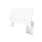 Nexera Storage Headboard - Queen Size - White-Not compatible with metal bed frames