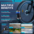 Gyrocopters Zeil Electric Bike for Adults - Speed 40 kmph - PAS Range 91 km - Black-Go further with up to 91 km of range in pedal-assist mode, powered by a removable 48V 480Wh lithium-ion battery