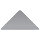 JAM Paper Standard Label Rolls - Triangle - 1 1/4 x 2 1/2 - Silver Matte Foil - 125 Labels/Roll-Size: Triangle ( 1 1/4 x 2 1/2 Inches ) | Printer friendly labels are easy to create and customize.