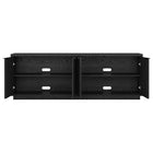 Hudson&Canal Mansfield TV Stand for TV's up to 78" - Black Grain-Clean with a soft, dry cloth and no harsh chemicals or abrasive cleaning materials