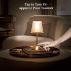 Bell+Howell Addison Elegant LED Cordless Table Lamp - Gold-Cordless and rechargeable: cordless design keeps tables clutter free rechargeable power means no constant battery replacements