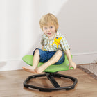 Qaba Butterfly-Shaped Swivel Chair for Training Body Coordination - Green-Promotes balance for the left and right brain 