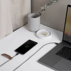 Native Union Belt USB-C to USB-C 1.2m Cable - Zebra-1.2m length for effortless on-the-go carry. Reinforced braiding & ultra-strong aramid fibre core withstand wear & tear