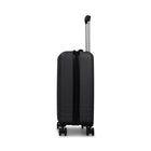 Reebok Repetition 21.5" Hardside Carry-on Luggage - Black-Telescopic trolley handle with multi-stage locking heights