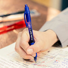 Paper Mate Profile Retractable Ballpoint Pen - 1.0mm - Blue Ink - 12 Pack-Blue barrel colour