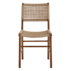 Modway Tindra Woven Dining Chairs 2-Piece Set - Walnut-8