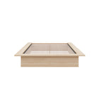 Nexera Malibu Bed Frame - Full Size - Natural Blonde Oak-Versatile Silhouette: Rectangular shape complements various decor styles