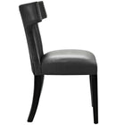 Modway Curve Dining Chair - Black-Dense Foam Padding for Comfort