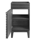 Modway Render 18" Bathroom Vanity Cabinet - Charcoal-Assembly Required