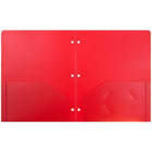 JAM Paper Heavy Duty 2-Pocket Presentation Folders - Red - 6 Pack-Size: 9.5 x 11.625 inches | Easily fits 8.5" x 11" documents