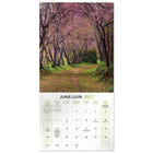 Mead 2027 Decorative Wall Calendar - 12" x 12" - Nature Path - Bilingual-Bilingual layout supports English and French for Canadian environments