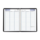AT-A-GLANCE 2027 Weekly Appointment Book - 11" H x 8" W - Black - Bilingual-One week per two-page spread
