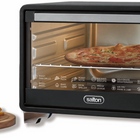 Salton NuRetro Digital Air Fryer Toaster Oven - Midnight Black-Wide temperature range (90°f - 450°f / 30°c - 230°c) - perfect for everything from low-temp baking to high-heat roasting.