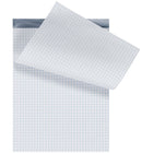 Staples Fashion Quad Ruled Writing Pad - Assorted Colours-8-1/2" x 11" sheet size