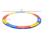 HOMCOM 8' Trampoline Pad - Multicolour-High quality and safety cover made of 500D PVC on the top and 128g/㎡ PE on the bottom