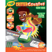 Crayola Critter Creator Glow Bugs-BUG ART KIT: Build, mix & match and paint a scorpion, spider and centipede or get creative and make your very own one-of-a-kind bugs that will glow in the dark with the Crayola Critter Creator Glow Bugs Kit!