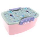Danawares Disney Frozen Lunch Box with Tray - 1100 ml-Captivating Frozen Graphics: Adorned with enchanting imagery of Elsa, Anna, Olaf, and other beloved characters, sparking the imagination of young Frozen fans