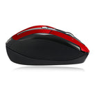Adesso iMouse S60R Wireless Mouse - Red - Ergonomic-Ergonomic design for comfort