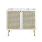 Modway Chaucer 36" Bathroom Vanity Cabinet - White-9