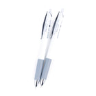 Pentel Floatune Retractable Advanced Rollerball Pen - 0.5 mm - Black Ink - 2 Pack-An all-white body with grey grip provides a clean and sophisticated look to match a high-quality minimalist aesthetic