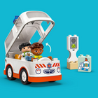 LEGO DUPLO Town Ambulance & Driver Building Block Set-Birthday gift idea for toddlers aged 2 plus who love imaginary play