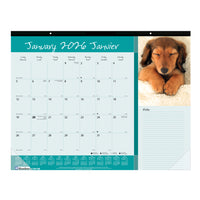 Blueline 2026 Best Friend Monthly Desk Pad Calendar - 22" x 17" - Bilingual-12-Month: January 2026 to December 2026
