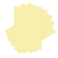 Domtar EarthChoice Colors 30% Recycled Pastel Paper, 20 lb., 11" x 17", Canary Yellow, 500 Pack-11” x 17”