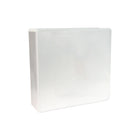 Staples 3" 3-Ring D-Ring View Binder - White-View binder