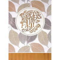 Mill Brook Studio 5-3/8" x 7-3/4" Father's Day Greeting Cards/Envelopes - Brown Leaves - 18 Pack-Premium quality greeting cards