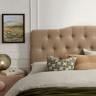 Modway Annabel Premium Linen Blend Queen Headboard - Almond-7 Adjustable Mount Positions