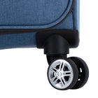 Samsonite ZoomR 360 Spinner Carry-On Luggage - 21.5" - Blue-Mounted TSA-approved lock provides added security for your belongings