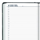 Blueline 2027 Traditional Daily Planner - 13-3/8" x 8" - Marble Green - Bilingual-Bilingual